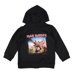 mikina s kapucí Metal-Kids Iron Maiden Trooper černá 164