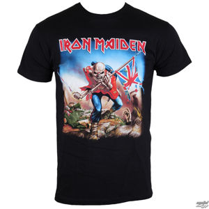 Tričko metal ROCK OFF Iron Maiden The Trooper černá
