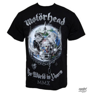 Tričko metal ROCK OFF Motörhead The World Is Your černá vícebarevná XL
