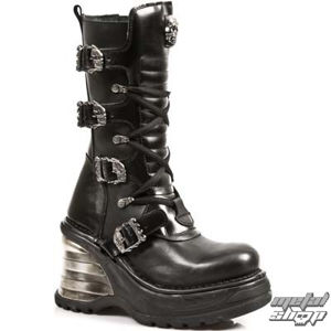 boty kožené NEW ROCK 8374-S1 černá