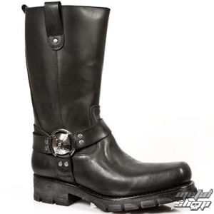 boty kožené NEW ROCK 7610-S1 černá 40