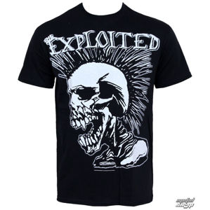 Tričko metal RAZAMATAZ Exploited Mohican Skull černá XL