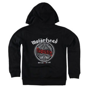 mikina s kapucí Metal-Kids Motörhead (Red Banner) černá 152
