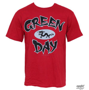 Tričko metal BRAVADO Green Day Ghina Dragon červená L