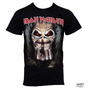 Tričko metal ROCK OFF Iron Maiden Eddie Candle černá XXL