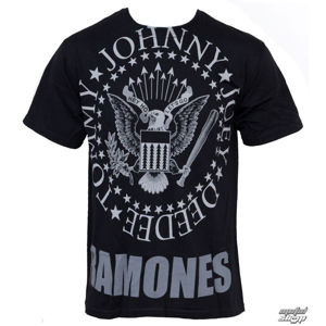 tričko metal LIQUID BLUE Ramones Hey Ho Lets Go černá L
