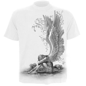 tričko SPIRAL Enslaved Angel bílá XXL