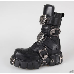 boty kožené NEW ROCK 148-S1 černá
