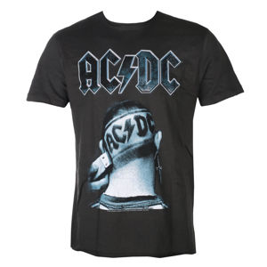 Tričko metal AMPLIFIED AC-DC CLIPPED černá XXL