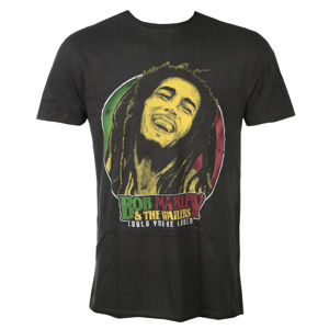 Tričko metal AMPLIFIED Bob Marley WILL YOU BE LOVED černá XL