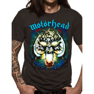 Tričko metal ROCK OFF Motörhead Overkill černá šedá vícebarevná S