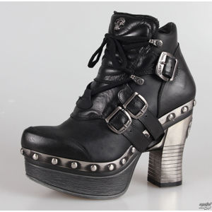 boty na podpatku NEW ROCK Z010-C1 černá 42