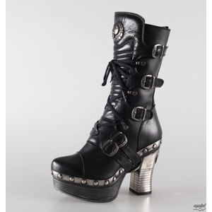 boty na podpatku NEW ROCK Z006-C5 černá