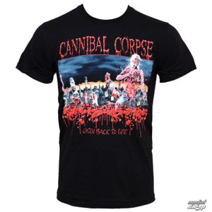 Tričko metal PLASTIC HEAD Cannibal Corpse Eaten Back To Life černá XXL