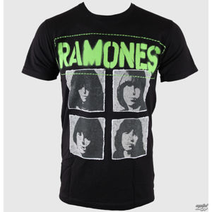 Tričko metal BRAVADO Ramones Hey Ho 30/1 černá