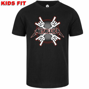 Tričko metal Metal-Kids Metallica Crosshorn černá 104