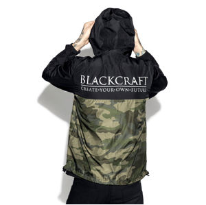 bunda jarně/podzimní BLACK CRAFT Staple Black on Camo XL