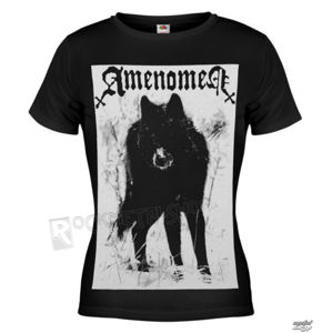 tričko hardcore AMENOMEN SNOW WOLF černá S