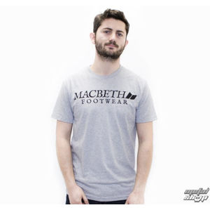 tričko street MACBETH Vintage Logo šedá XL