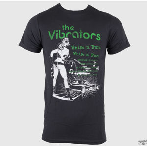 Tričko metal IMPACT Vibrators Whips 'N' Furs černá šedá S