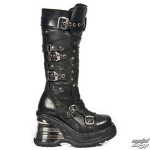 boty kožené NEW ROCK 8353-S2 černá 42
