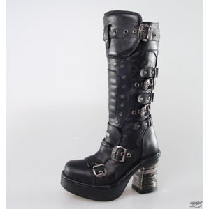 boty na podpatku NEW ROCK 8353-S1 černá vícebarevná 39