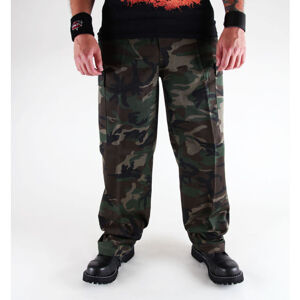 kalhoty plátěné BRANDIT US Ranger Hose Woodland XXL