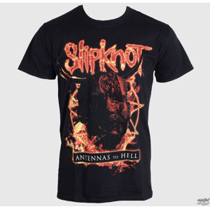 Tričko metal ROCK OFF Slipknot Antennas To Hell černá S