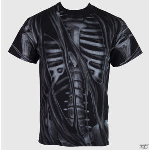 tričko ALISTAR Skeleton černá S