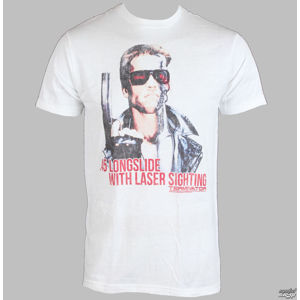 tričko AMERICAN CLASSICS Terminator Laser bílá