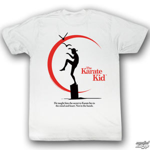tričko AMERICAN CLASSICS Karate Kid Karate Truth bílá XXL
