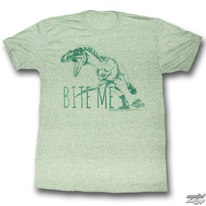 tričko AMERICAN CLASSICS Jurassic Park Bite šedá zelená