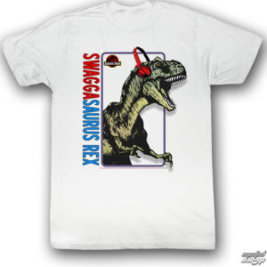 tričko AMERICAN CLASSICS Jurassic Park Swaggasaurus Rex bílá S