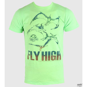 tričko AMERICAN CLASSICS Jurassic Park Fly High zelená L