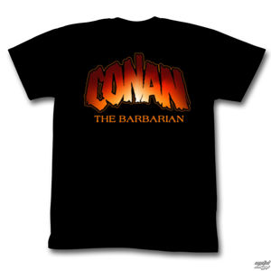 tričko AMERICAN CLASSICS Barbar Conan New Logo černá