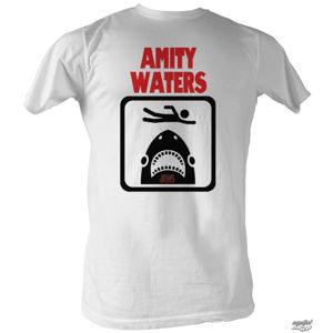 tričko AMERICAN CLASSICS Jaws Amity Waters bílá XXL