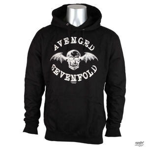 mikina s kapucí ROCK OFF Avenged Sevenfold Logo černá XXL