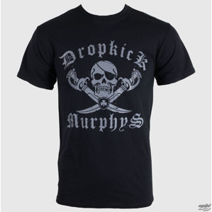 Tričko metal KINGS ROAD Dropkick Murphys Jolly Roger černá M