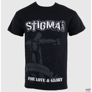 tričko metal RAGEWEAR Stigma For Love & Glory černá šedá hnědá M