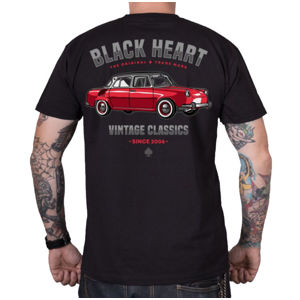tričko street BLACK HEART VINTAGE MB černá M