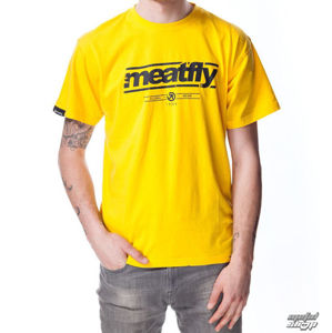 tričko street MEATFLY COMPANY E šedá hnědá žlutá S