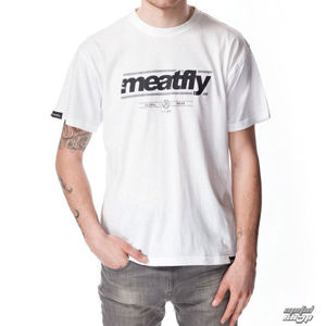 tričko street MEATFLY COMPANY F šedá bílá hnědá