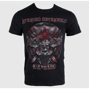 Tričko metal ROCK OFF Avenged Sevenfold Battle Armour černá šedá hnědá L