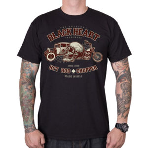 tričko street BLACK HEART REVELATION černá XL