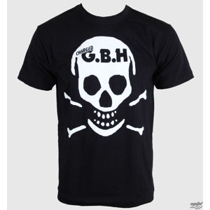 Tričko metal CARTON G.B.H. Skull černá M