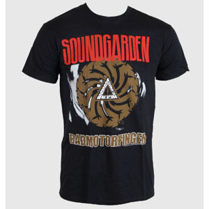 tričko pánské Soundgarden - Badmotor Finger - Black - ROCK OFF - SGTS02MB XL