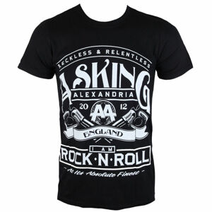 Tričko metal ROCK OFF Asking Alexandria Rock´N´Roll černá XL