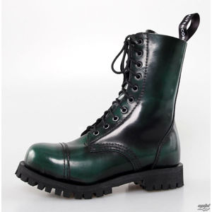 boty kožené ALTERCORE Green Rub-Off černá zelená 42