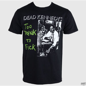 Tričko metal PLASTIC HEAD Dead Kennedys Too Drunk To Fuck (Single) černá S