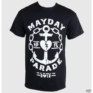 Tričko metal PLASTIC HEAD Mayday Parade Anchor černá